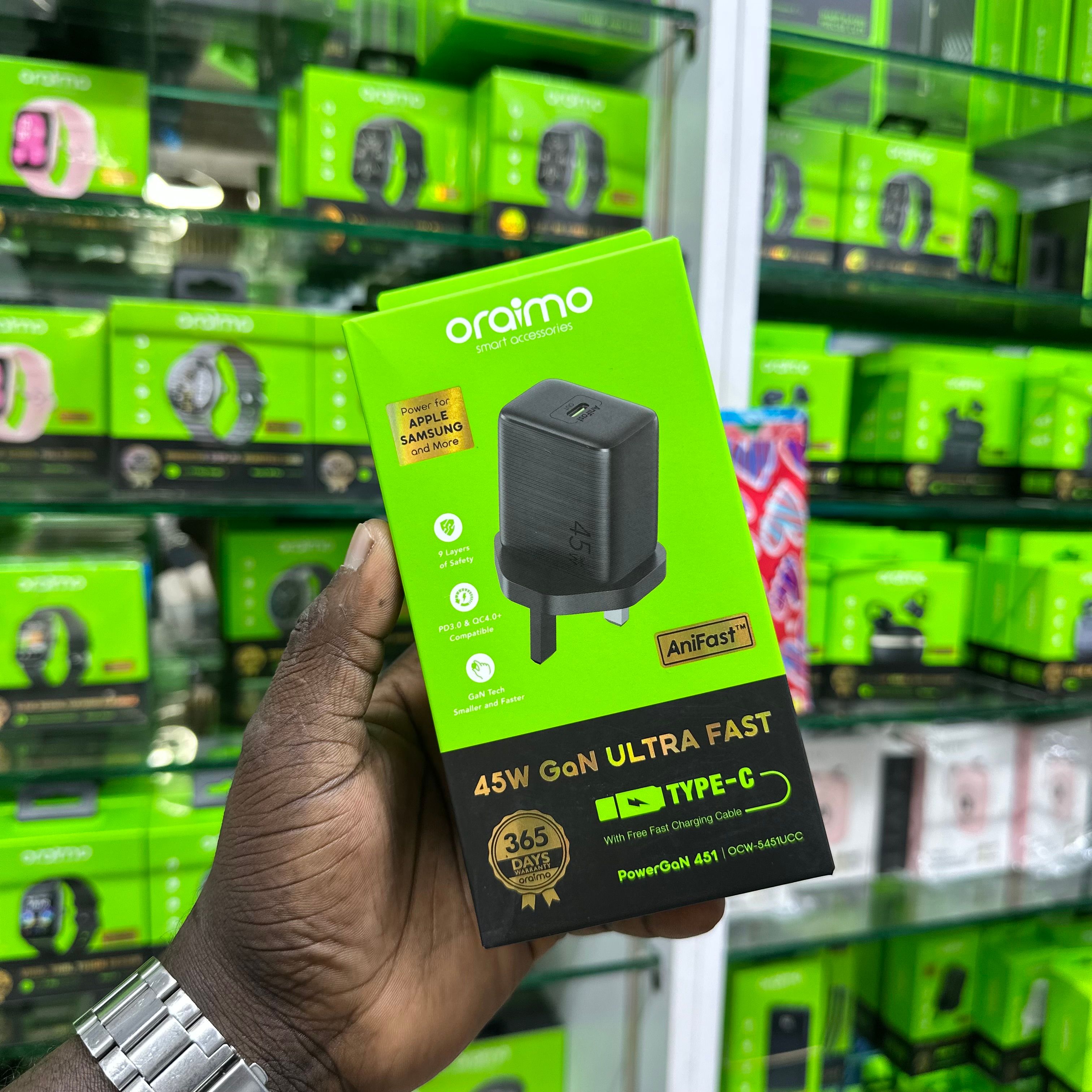 Oraimo 45W GaN Utra Fast