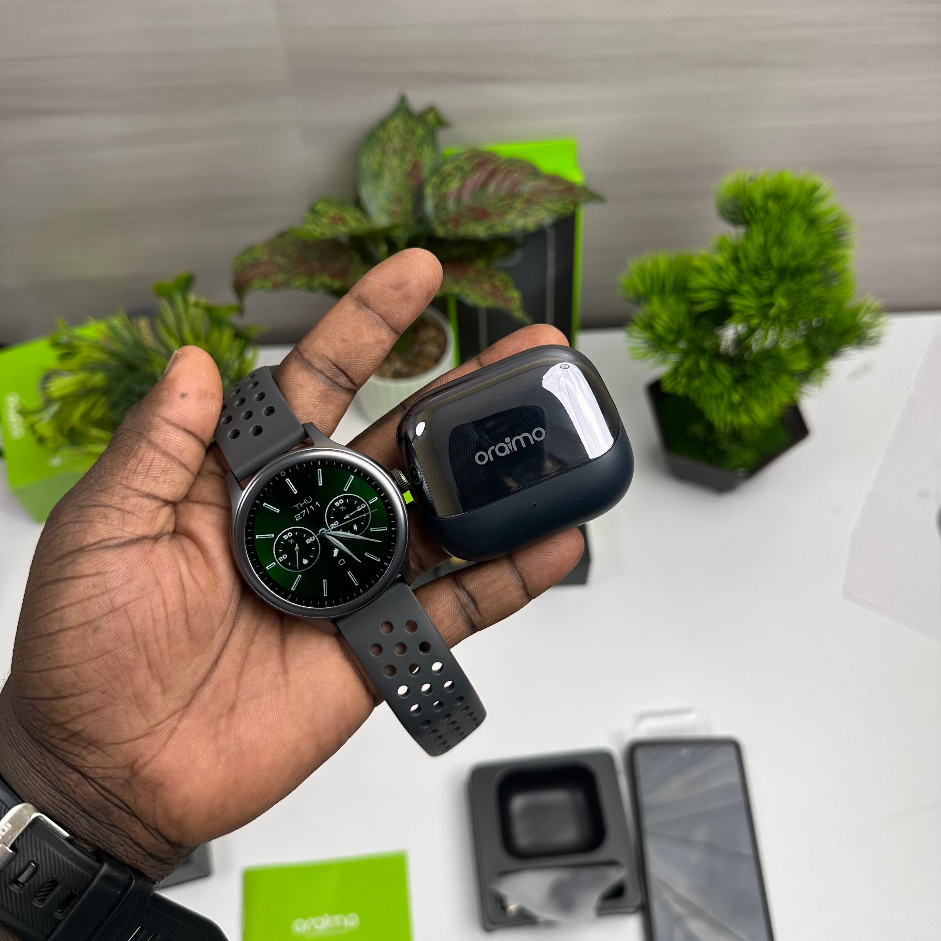 Save Ksh 700‼️ Get Oraimo SpaceBuds Neo Plus (ANC) + Oraimo Watch 6R  thumbnail 3