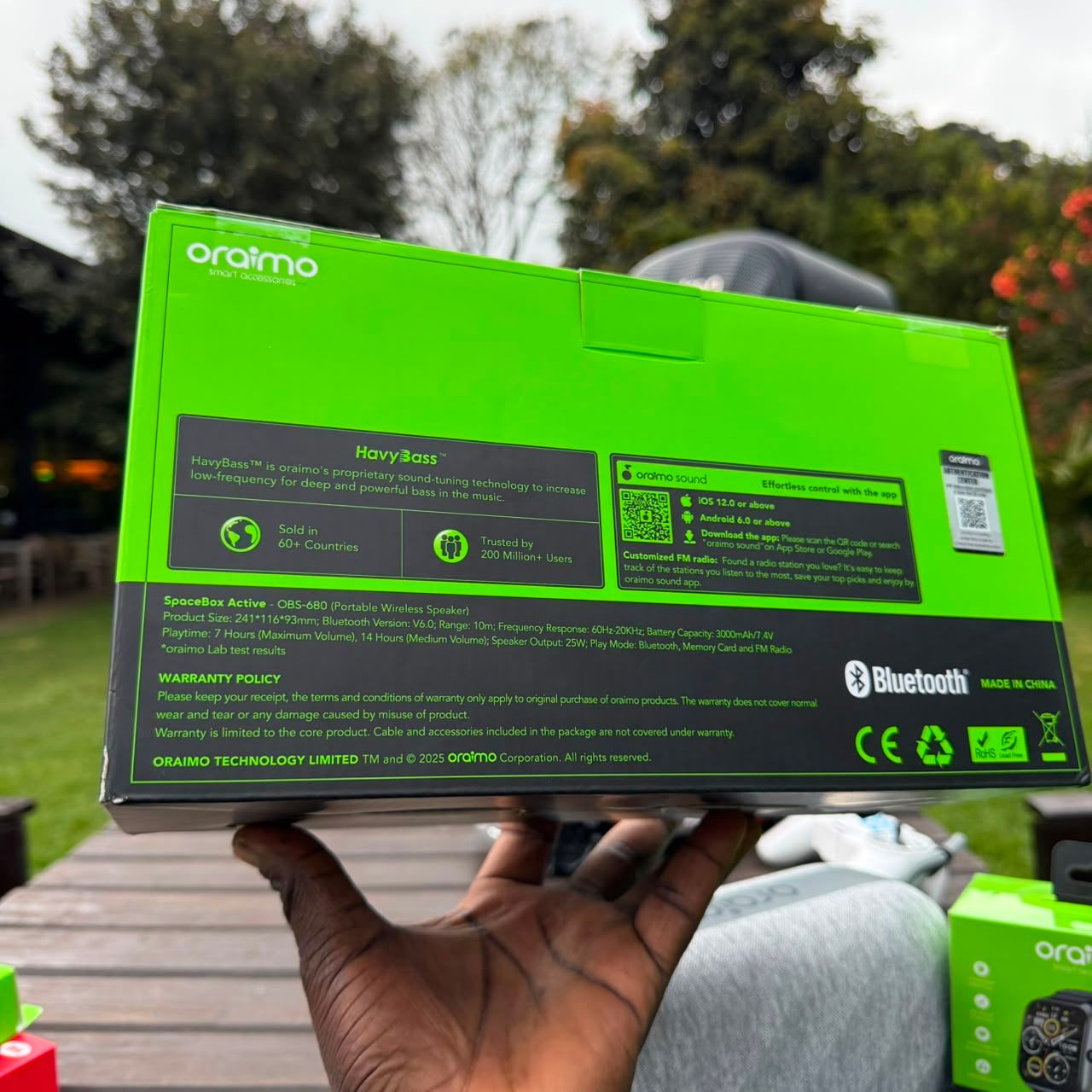oraimo Spacebox Active OBS-680 25W Speaker thumbnail 5