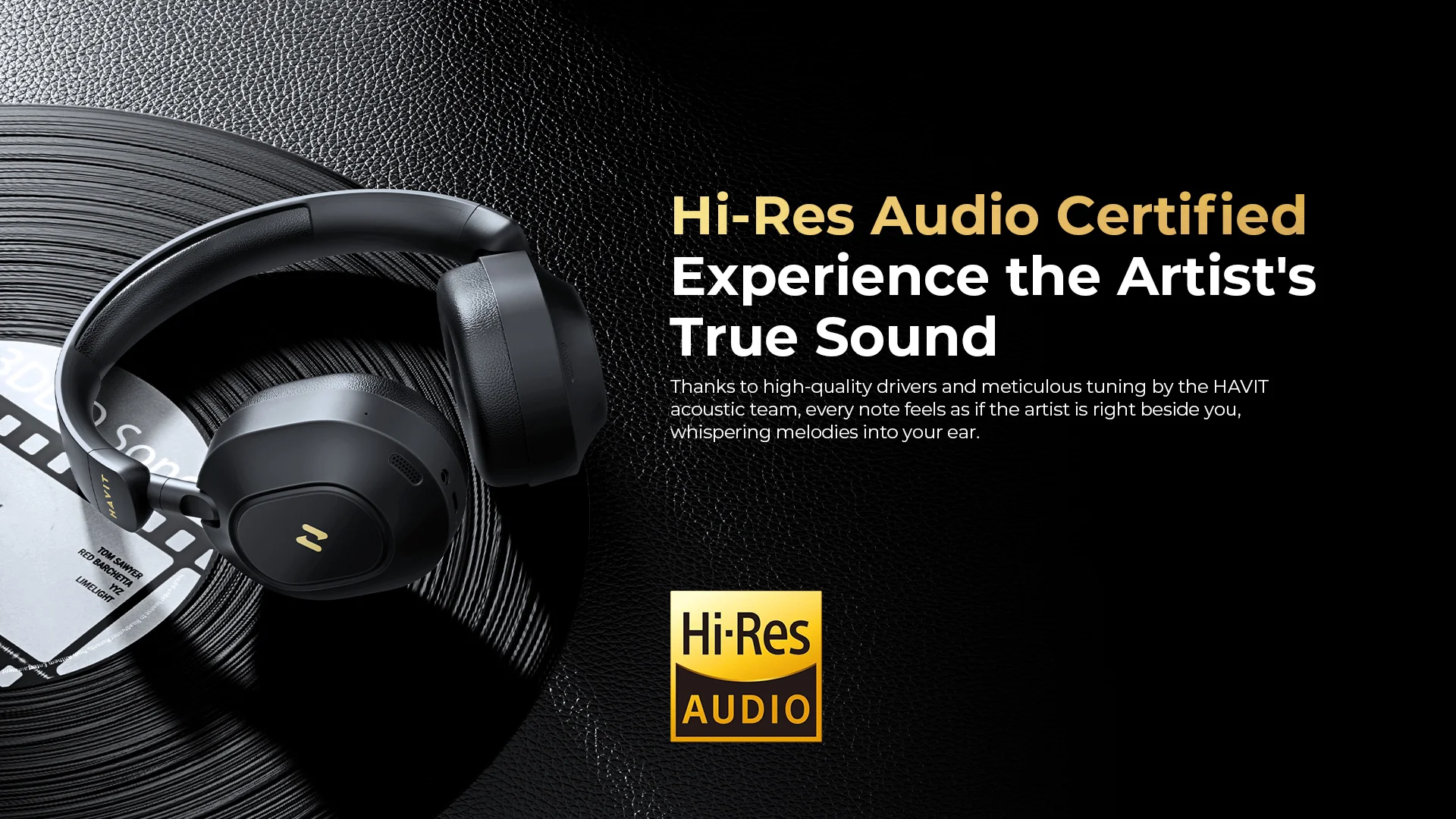 HAVIT LIFE NC01H Hi-Res Active Noise Cancelling Wireless Headphone thumbnail 5