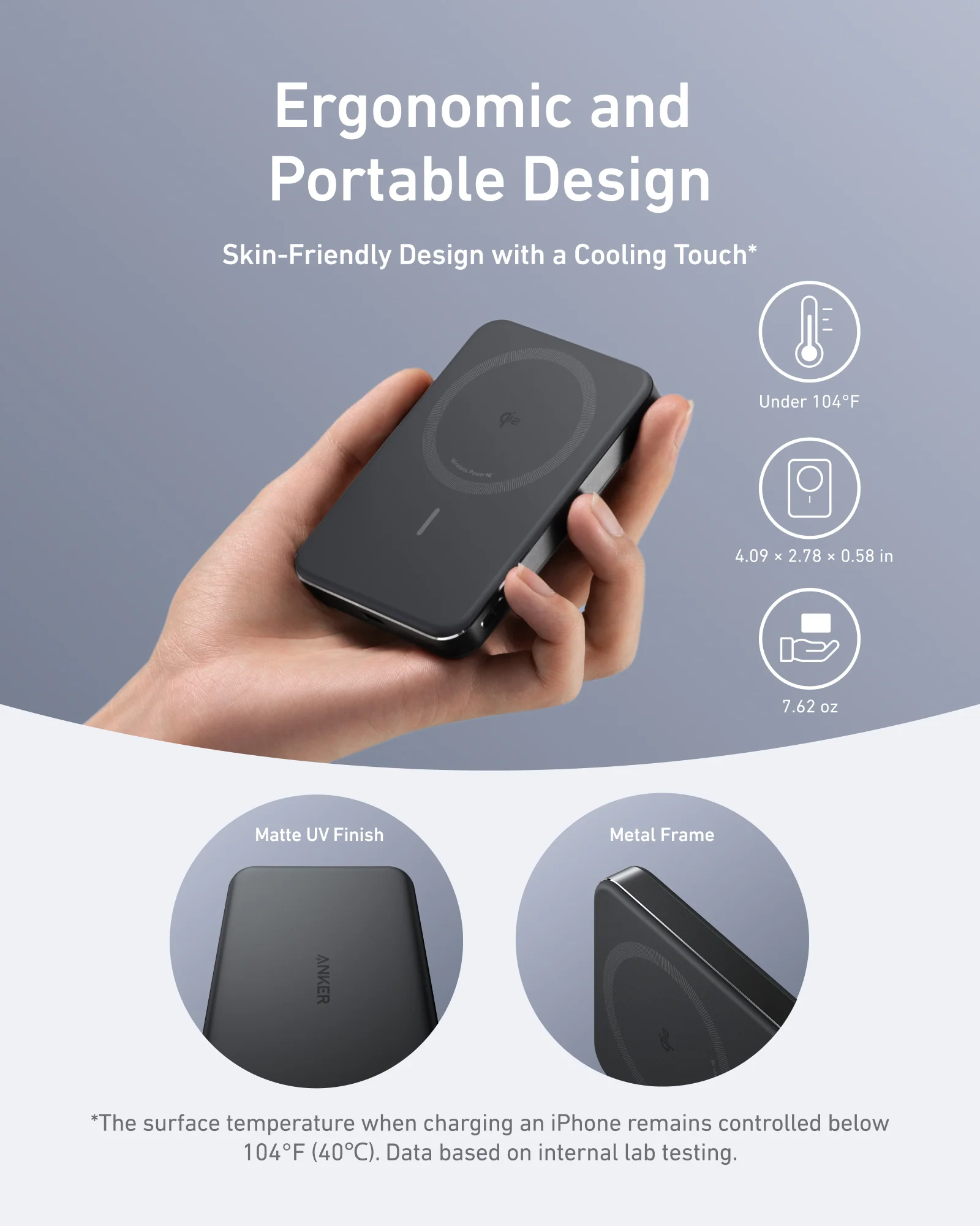 Anker MagGo Ultra Slim 10,000mAh Powerbank Qi2 thumbnail 4