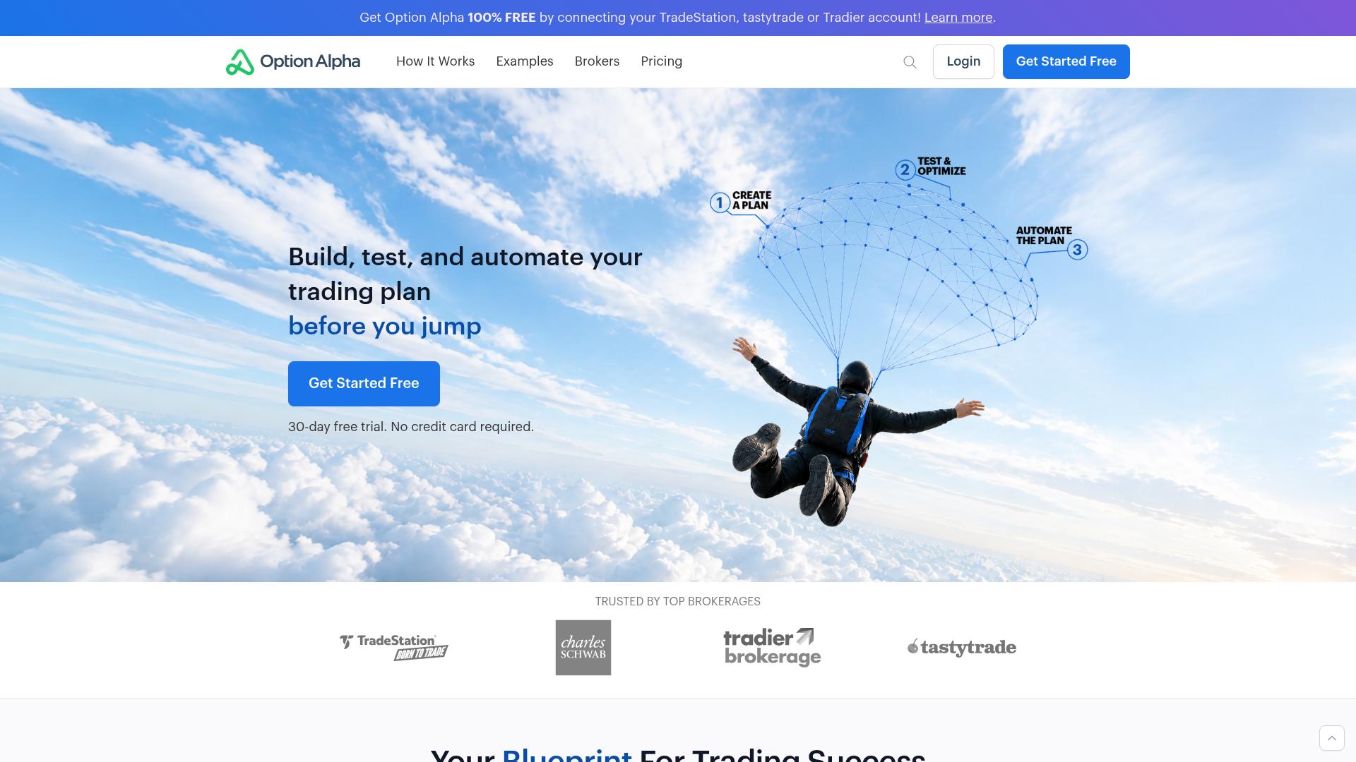 Option Alpha 公开页面预览