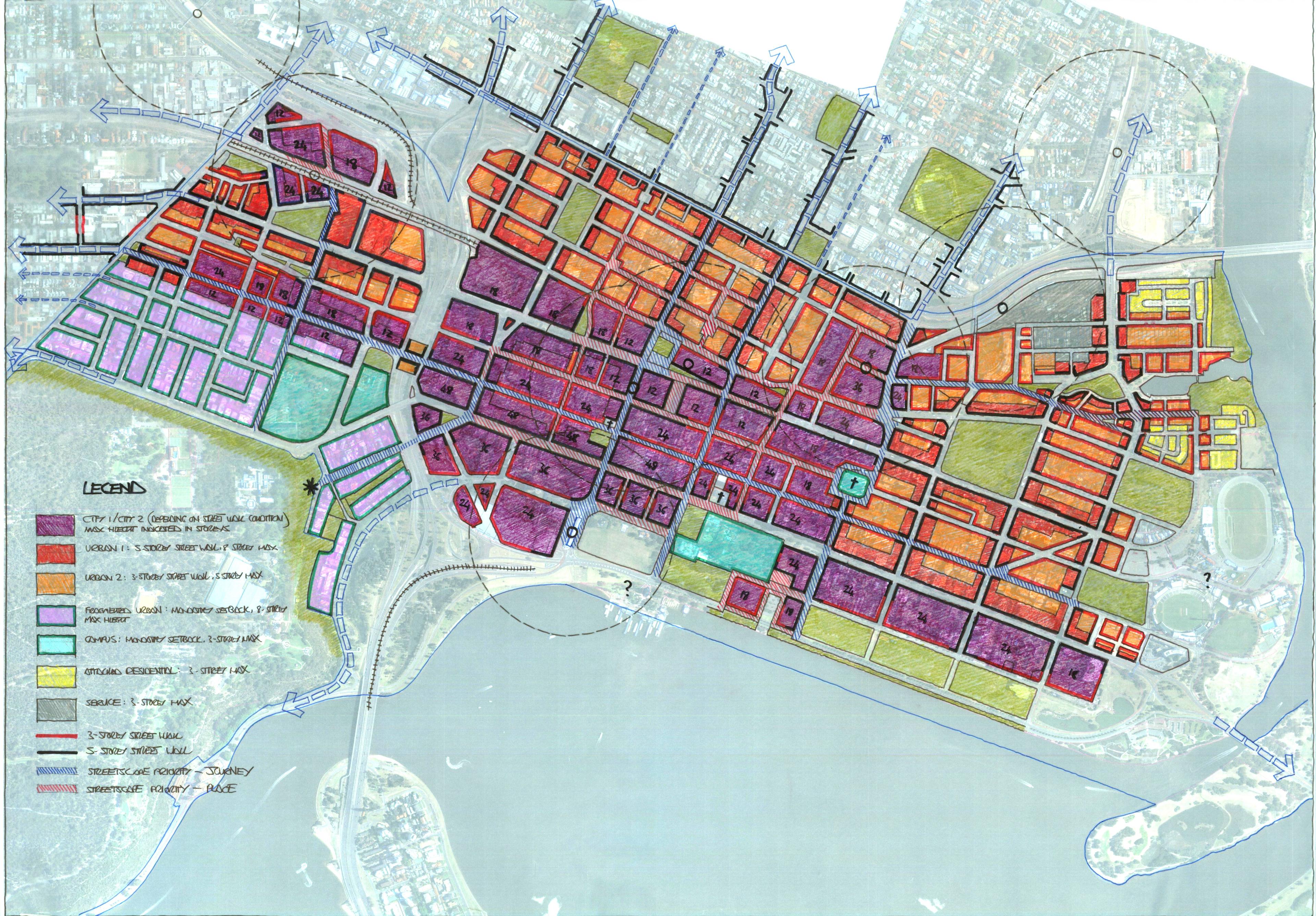 Perth CBD Urban design framework