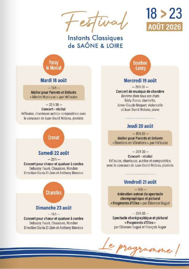 Livret du festival, page 3 sur 16