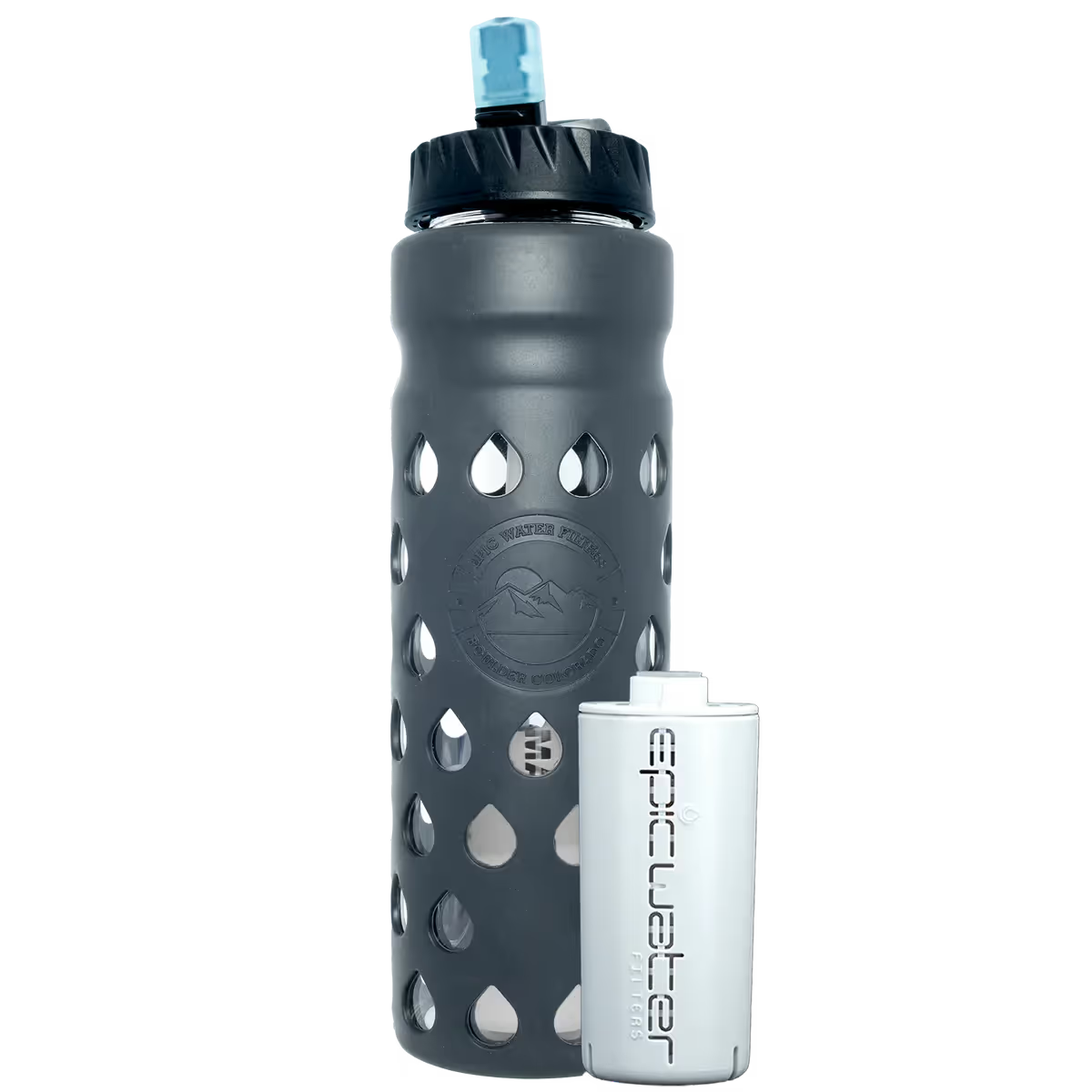 Escape 32oz Filtered Glass Bottle | No Plastic, No Problem