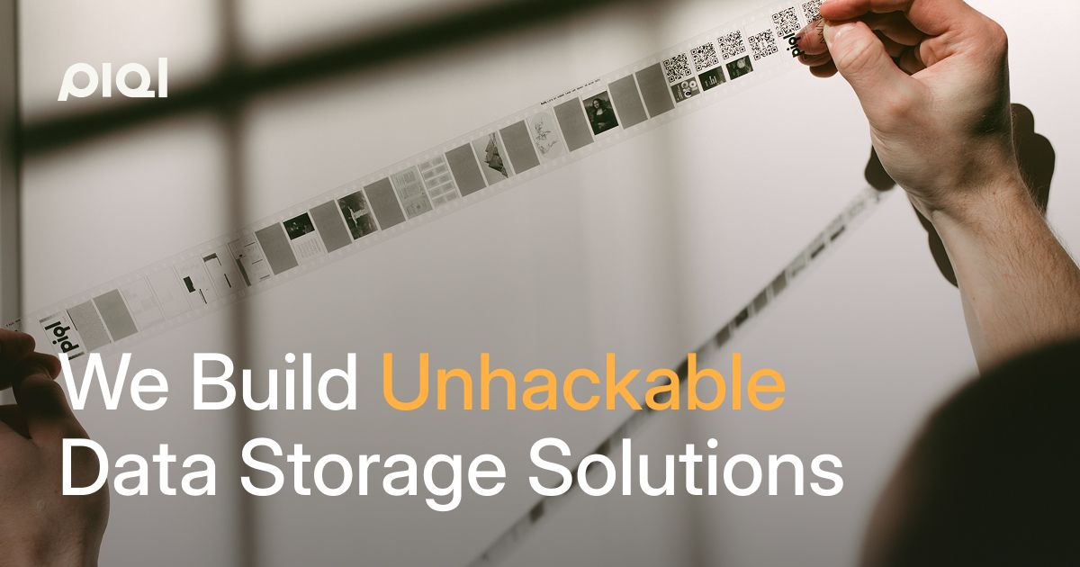 Piql rebrands (makers of 1000-year film storage medium)