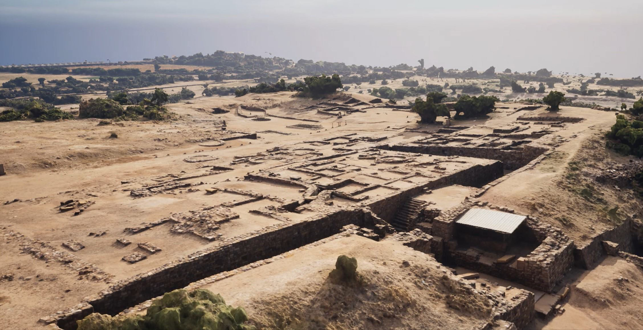 The site that was 3d scanned.