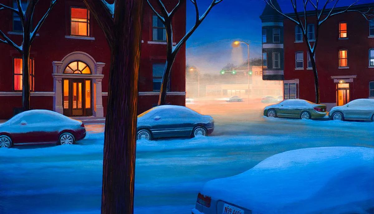 After the Snow - Oil on Canvas - by Kathleen Eaton