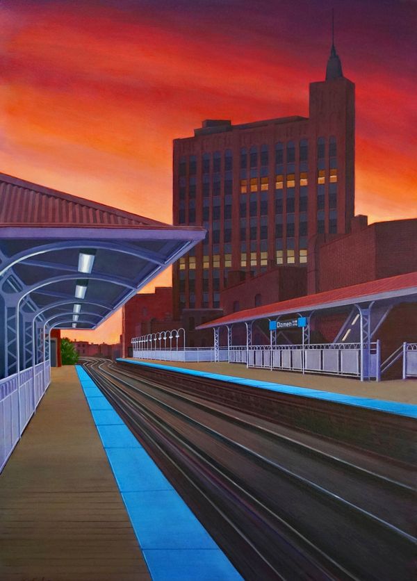 Sunset at Damen