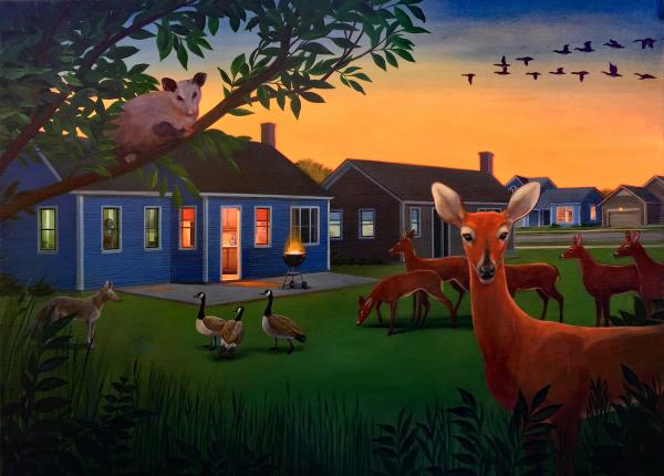 Weber Grill - Oil on Canvas