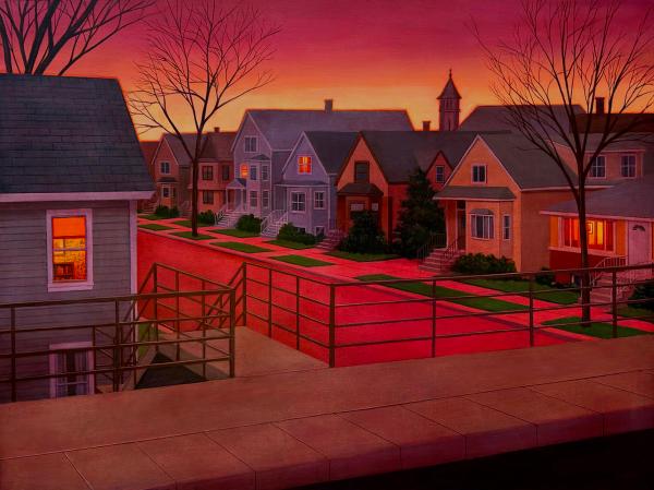 Metra Stop at Hermosa