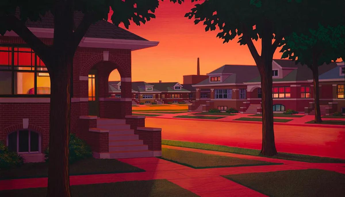 Bungalow Sunset - Edition of 31 - by Kathleen Eaton