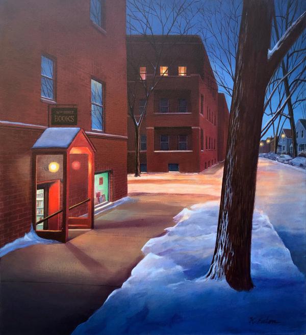 57th Street Books in Winter,