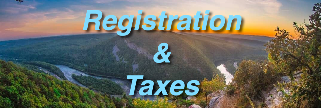 registration and taxes