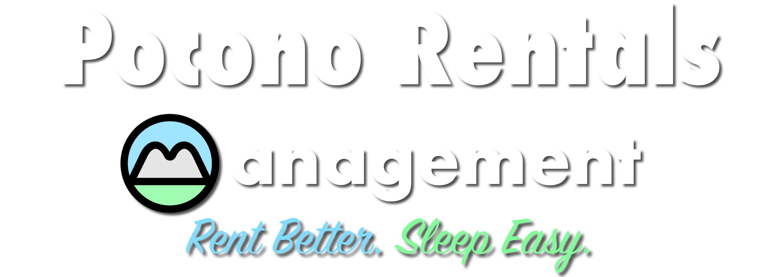 Pocono Rentals and Management Logo