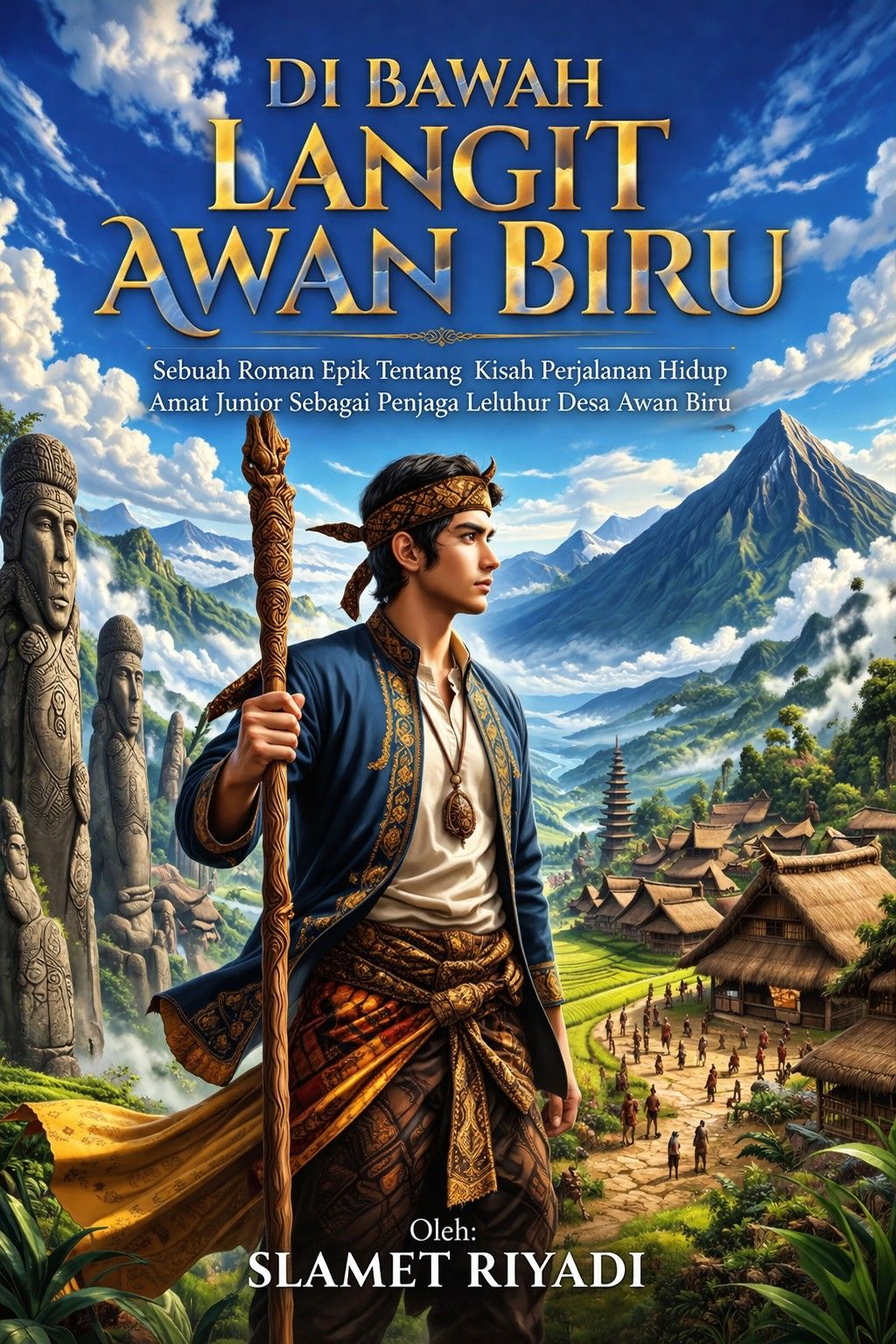ROMAN EPIK DI BAWAH LANGIT AWAN BIRU