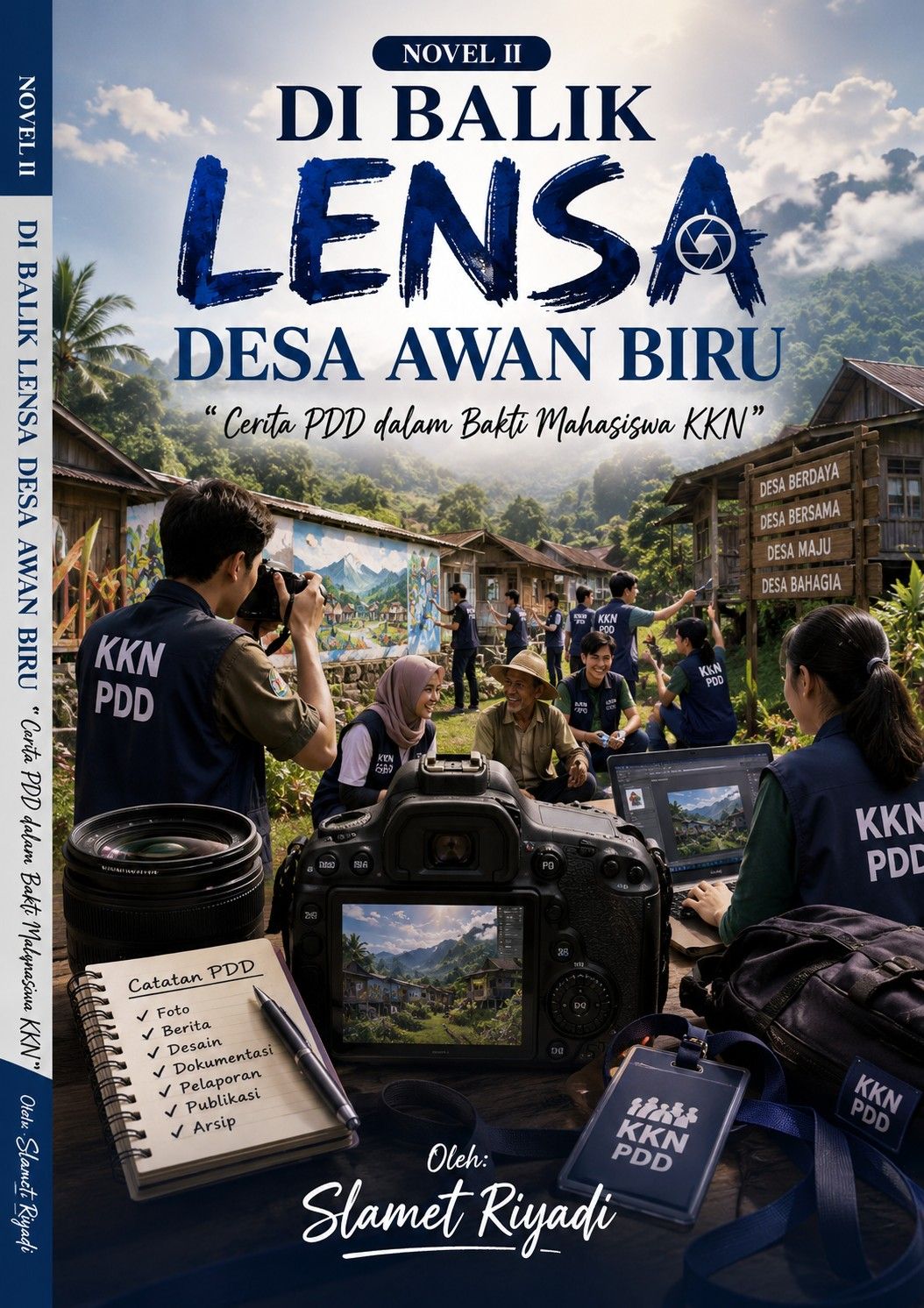 NOVEL II DI BALIK LENSA DESA AWAN BIRU