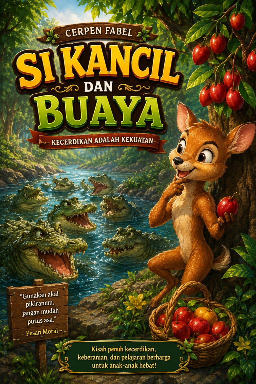 CERPEN SI KANCIL DAN BUAYA