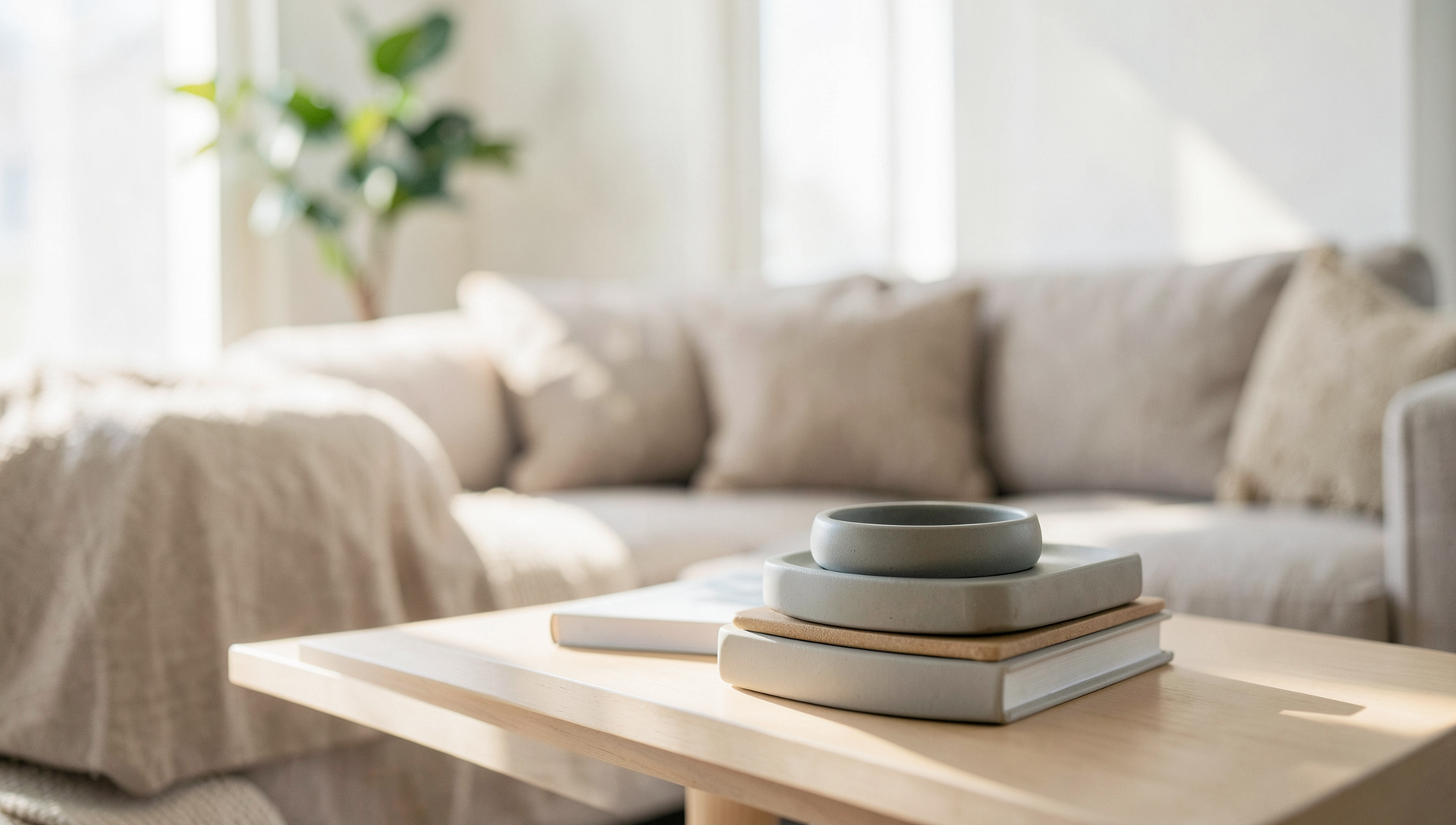 Minimalist ceramic homeware still life — D2C Home Decor Brand, Mumbai · Webzenia Web Design case study