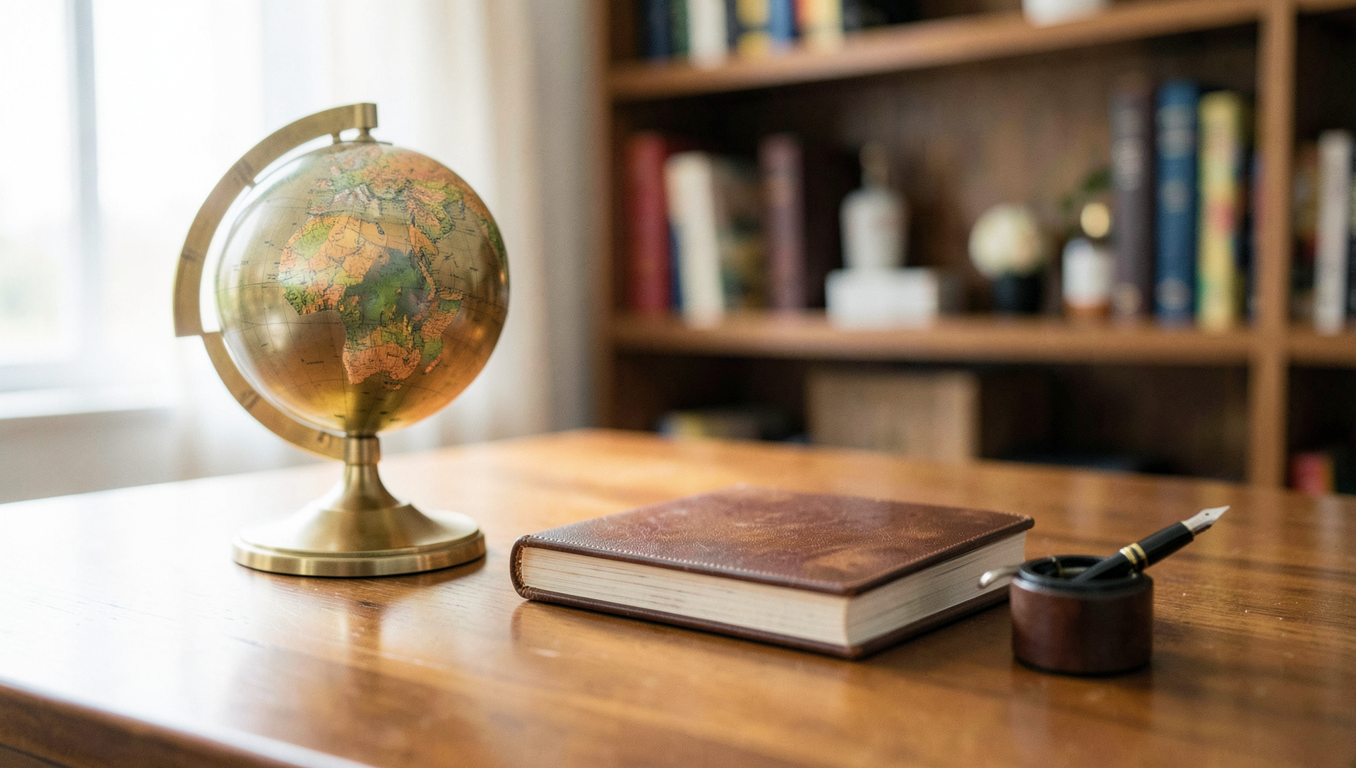 Warm professional desk still life — Legal Practice Management SaaS, Bangalore · Webzenia Mobile App Development case study