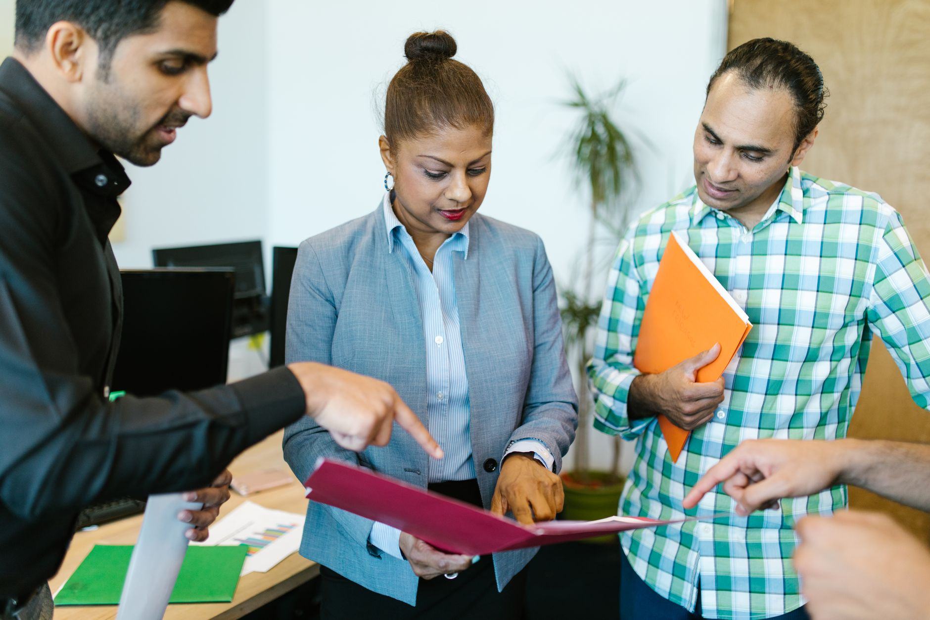 People collaborating in a bright modern coworking space — Premium Co-Working Space Operator, Gurgaon · Webzenia Branding case study