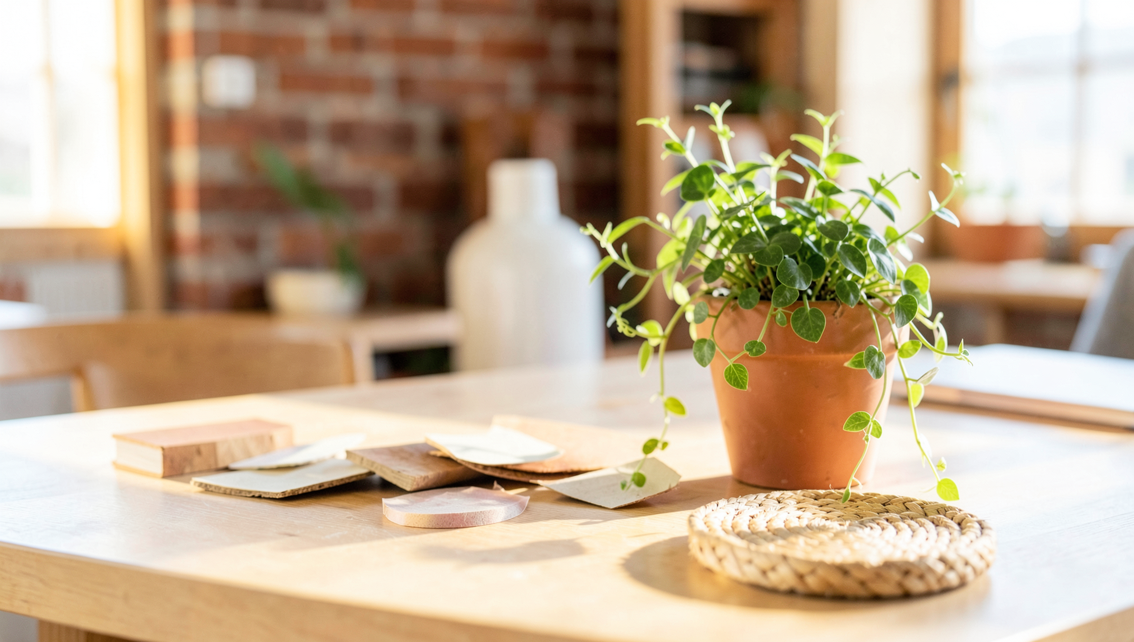 Warm modern workspace still life — Vizag beach & Araku tourism operator, Visakhapatnam · Webzenia SEO case study