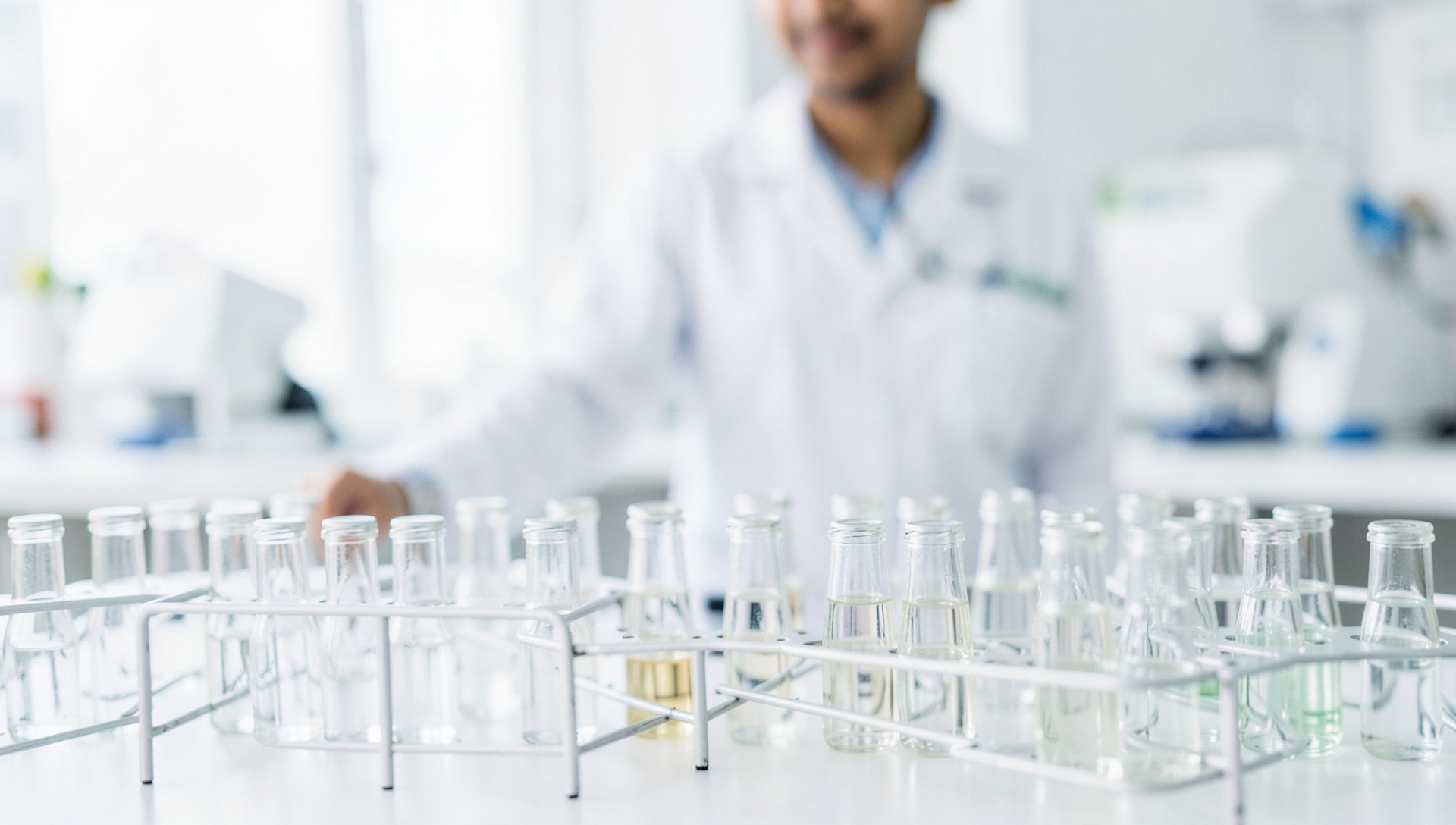 Clean clinical still life — Multi-branch Thane clinic chain, Thane · Webzenia SEO case study