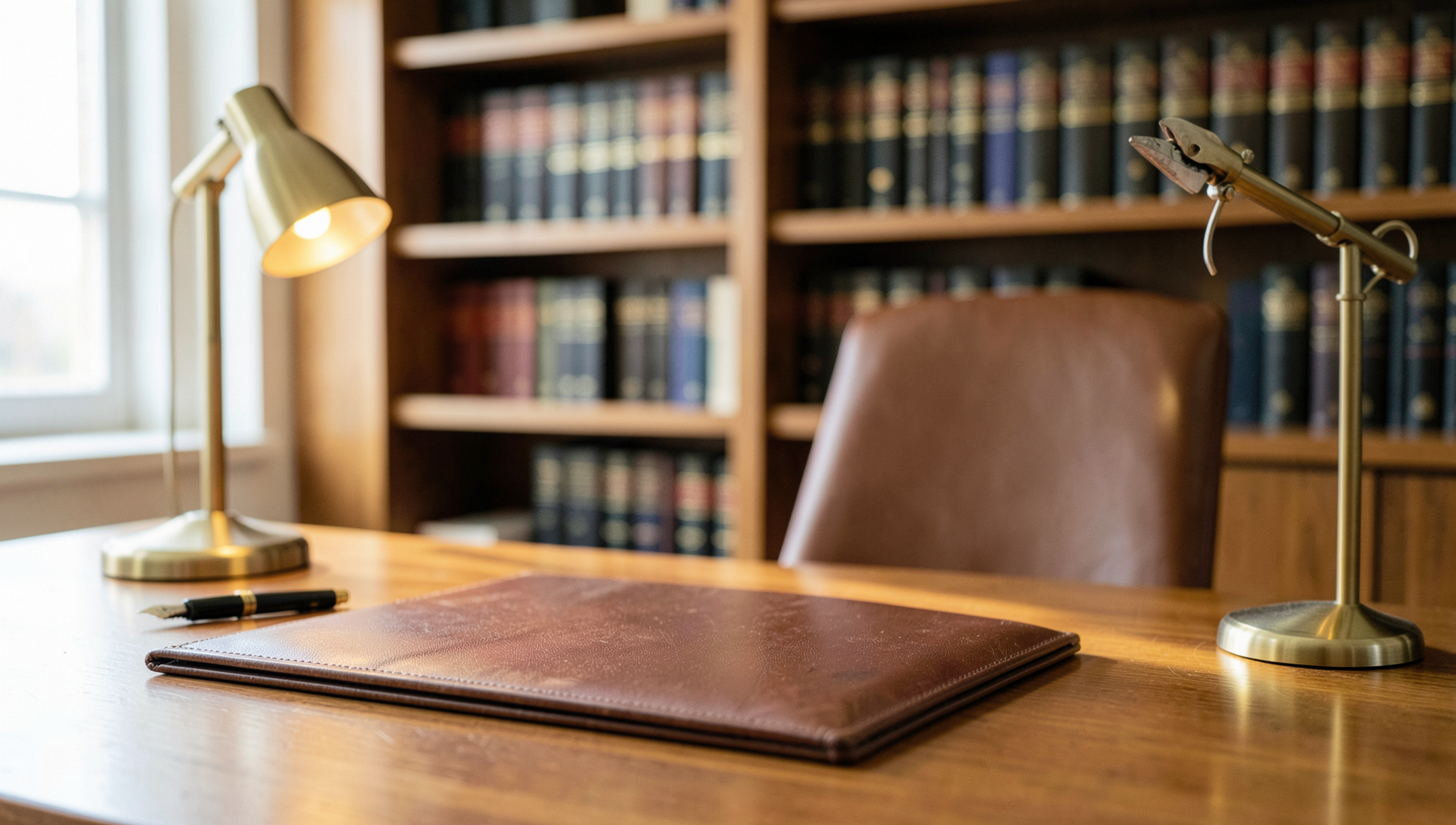 Warm professional desk still life — Investment Advisory Firm, Delhi · Webzenia SEO case study