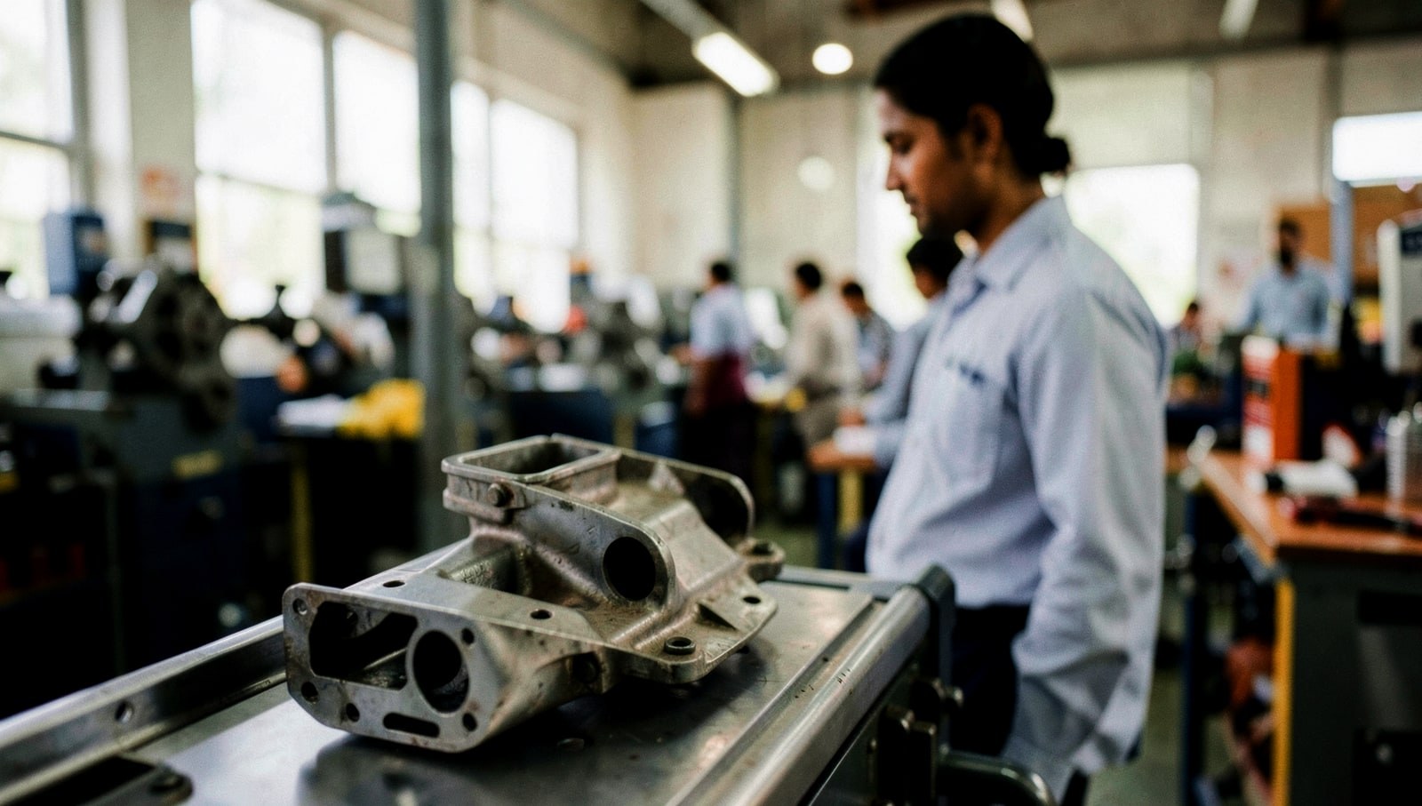 Clean industrial detail — Navi Mumbai logistics firm, Navi Mumbai · Webzenia SEO case study