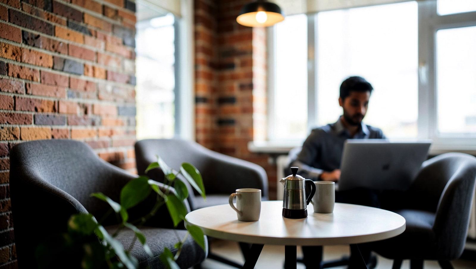 Modern software company workspace with a product team — Mohali SaaS company, Chandigarh · Webzenia SEO case study