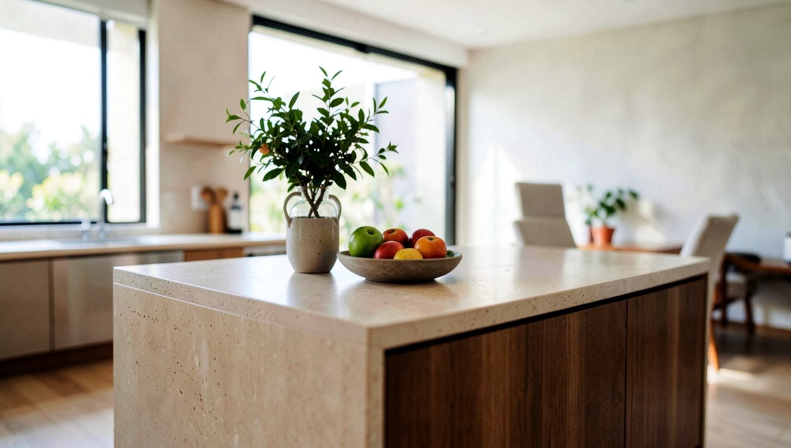 Bright modern architectural interior detail — Gachibowli real-estate developer, Hyderabad · Webzenia SEO case study