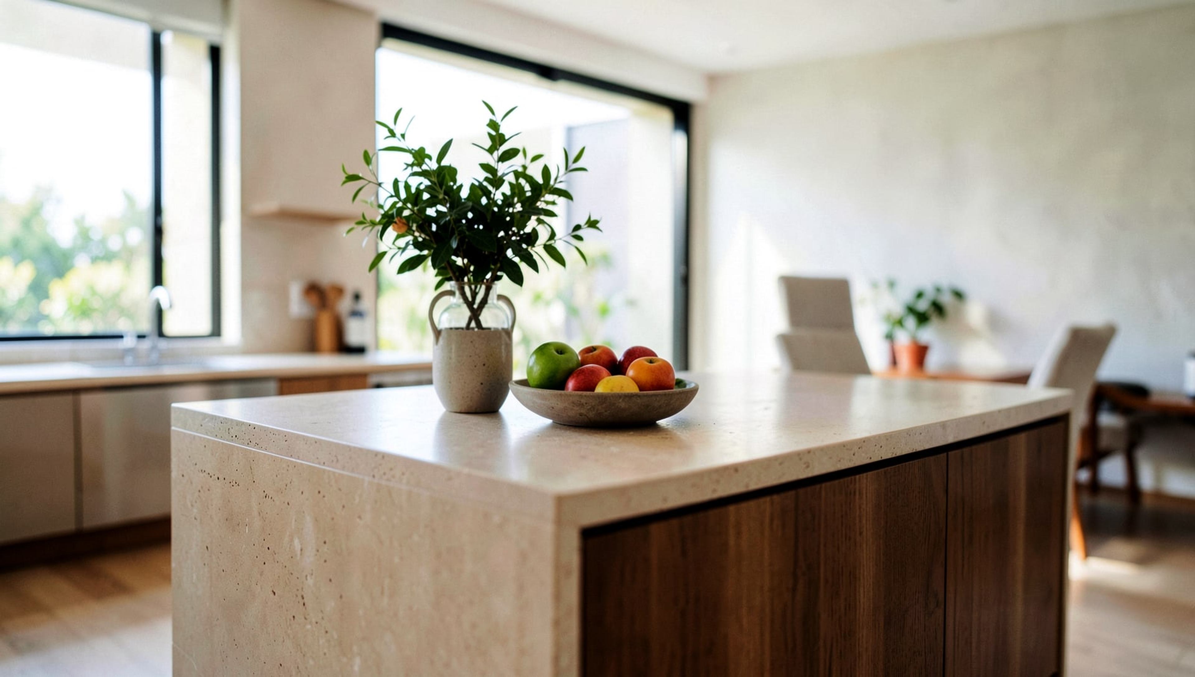 Bright modern architectural interior detail — Gachibowli real-estate developer, Hyderabad · Webzenia SEO case study