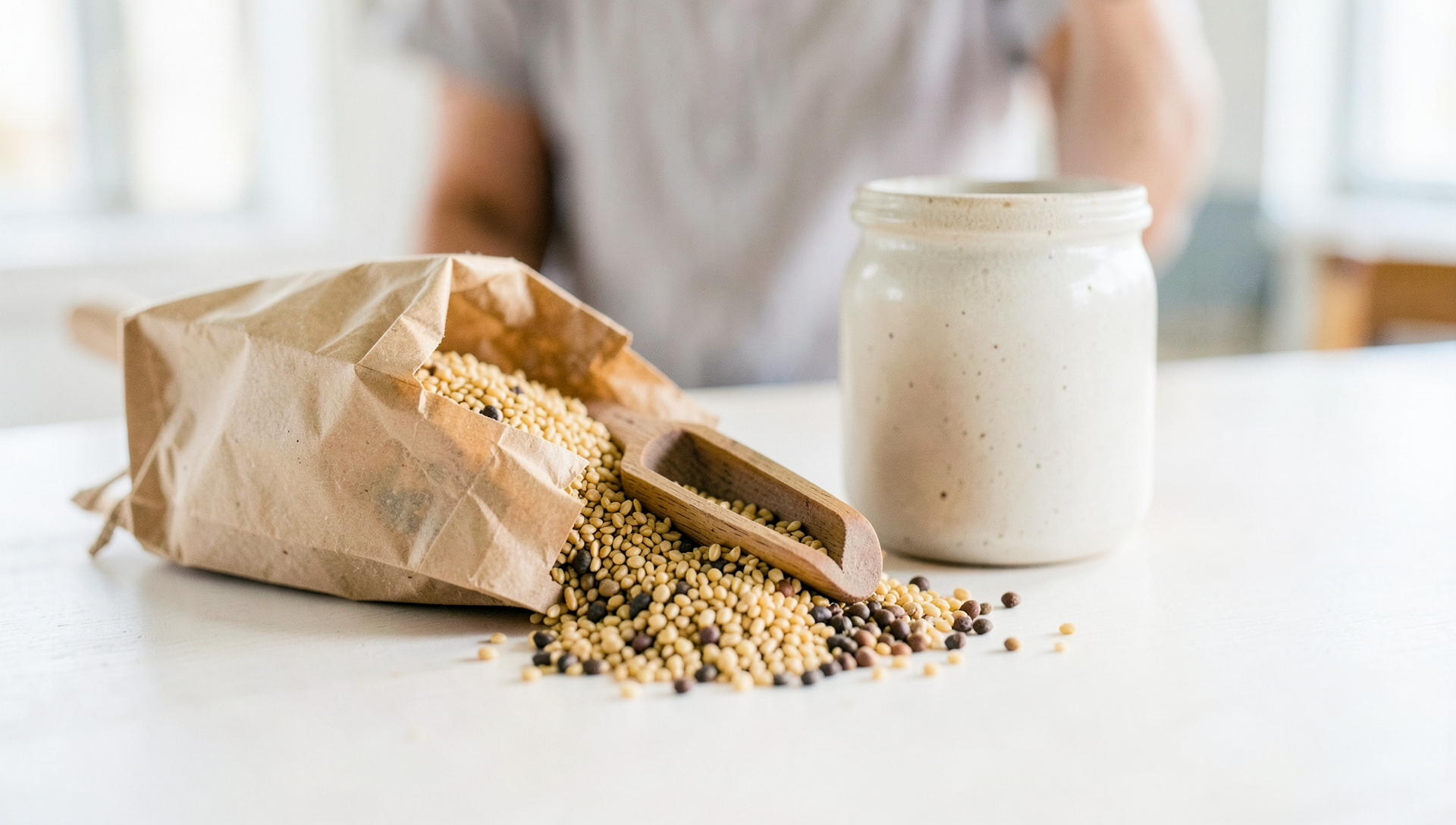 Natural unbranded food product still life — Direct-From-Farm Grocery Brand, Bangalore · Webzenia Mobile App Development case study