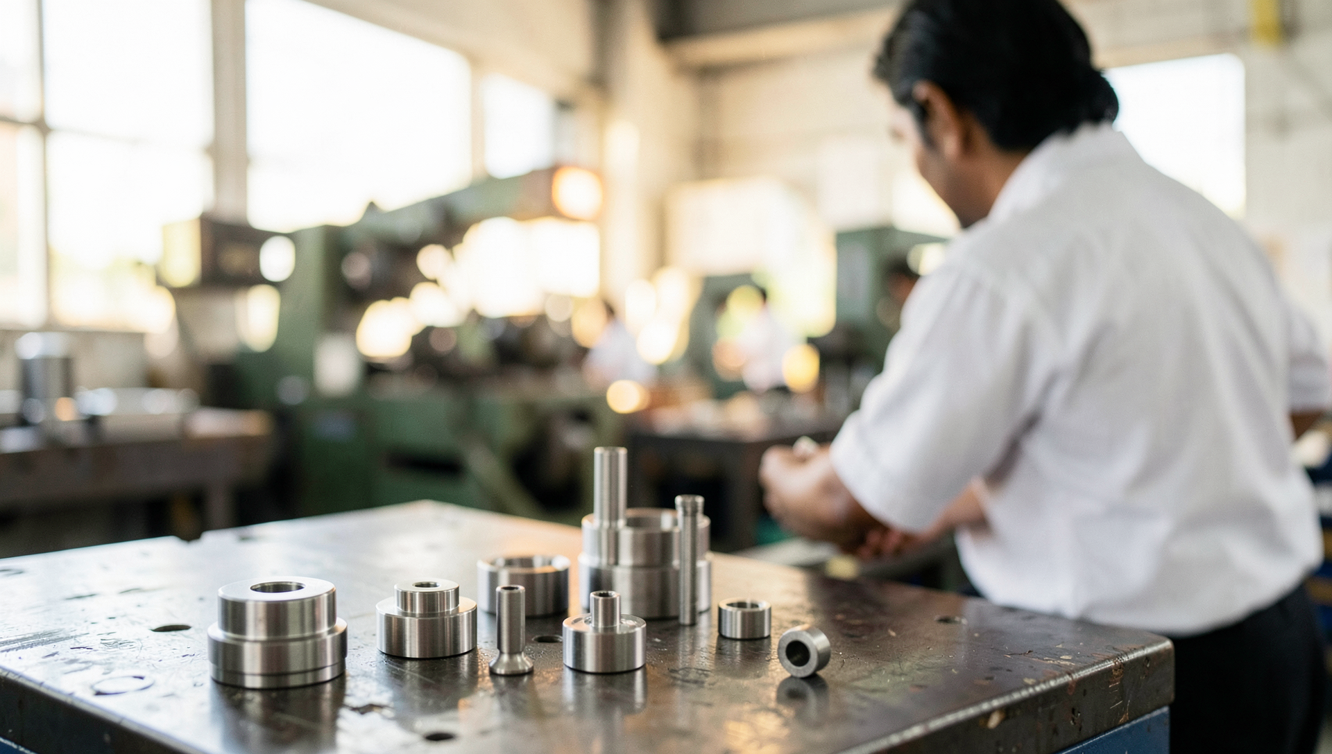 Clean industrial detail — B2B Logistics Company, Delhi NCR · Webzenia Web Design case study