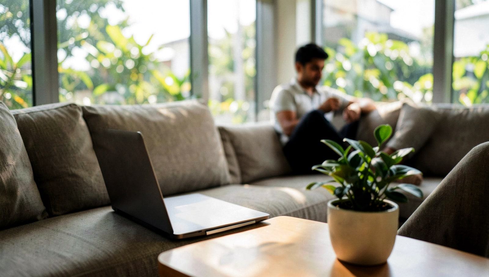 Modern software company workspace with a product team — Hinjewadi-based B2B SaaS, Pune · Webzenia SEO case study