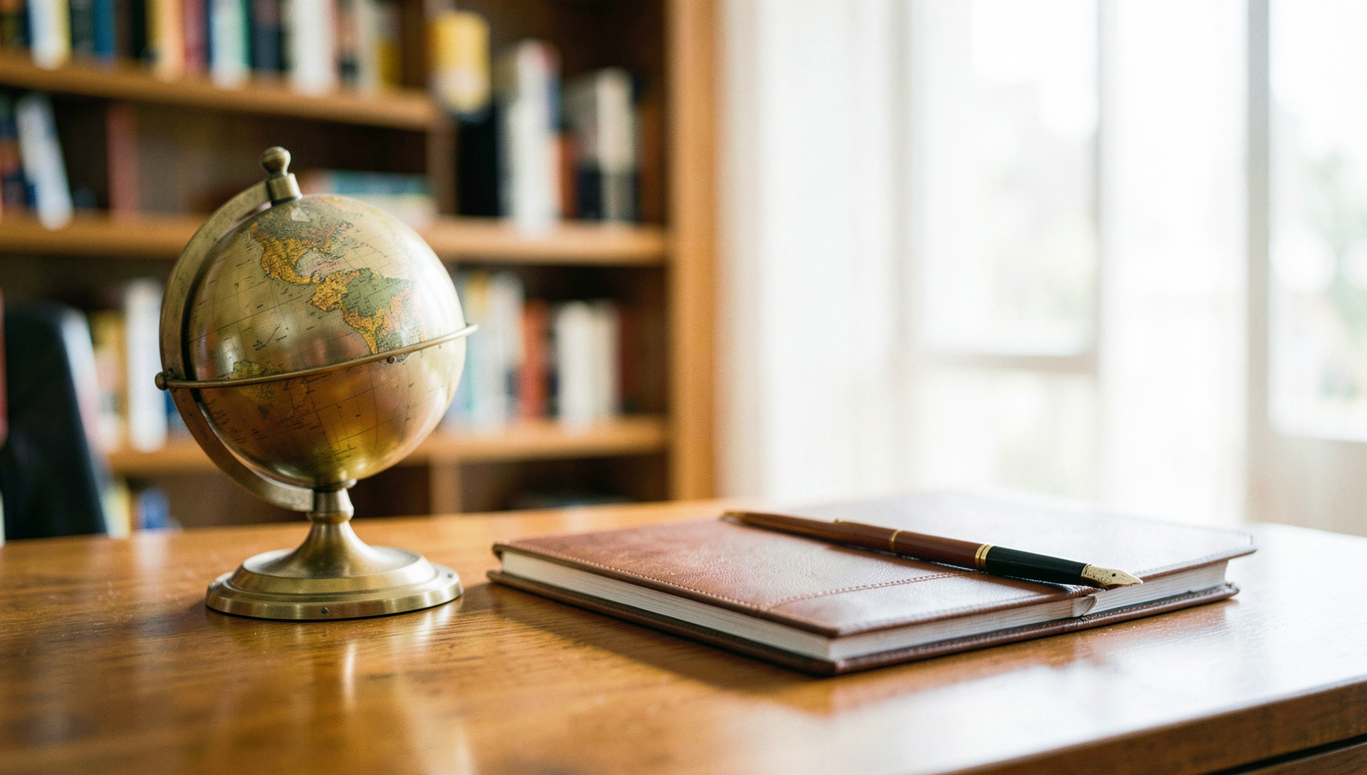 Warm professional desk still life — Online Legal Services Platform, Delhi · Webzenia SEO case study
