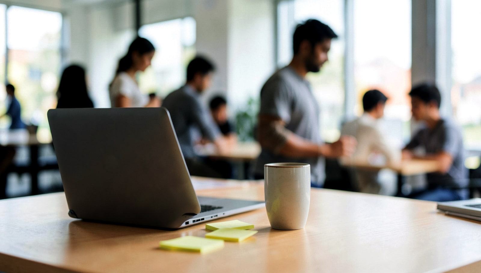 Modern software company workspace with a product team — On-Demand Home Services Platform, Mumbai · Webzenia Mobile App Development case study