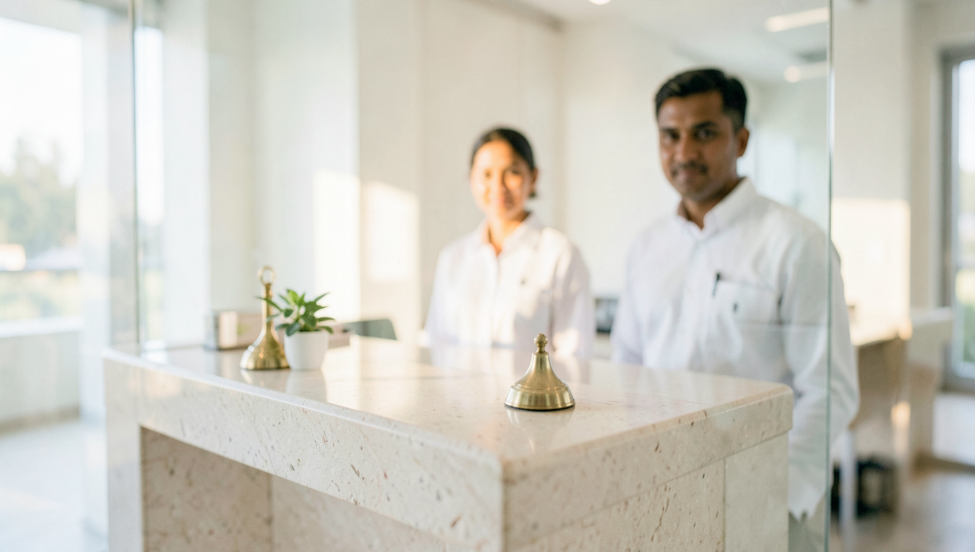 Modern office desk with an open laptop and notebook — GIFT City fintech firm, Ahmedabad · Webzenia SEO case study