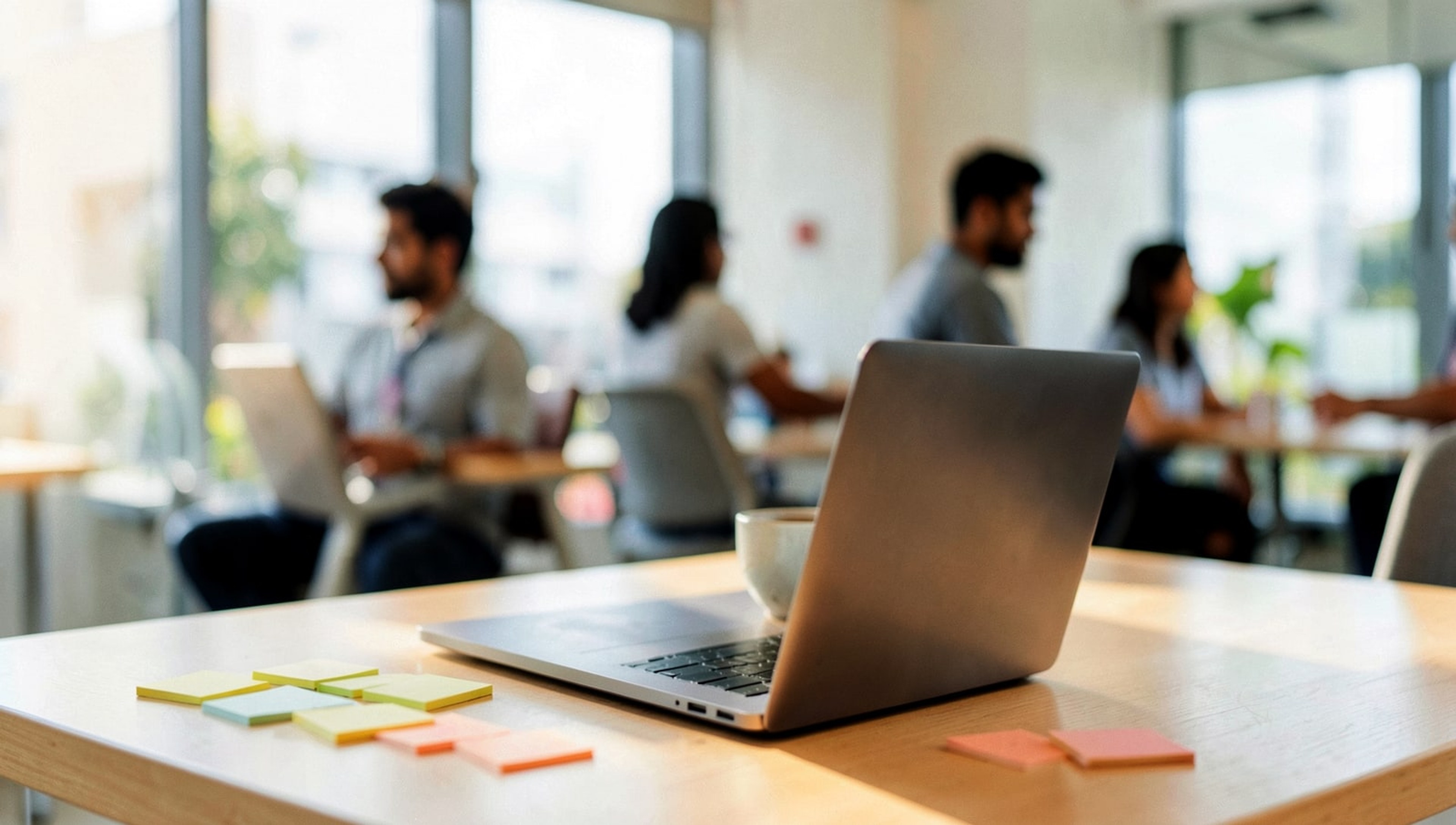 Modern software company workspace with a product team — SaaS HR Platform, Bangalore · Webzenia SEO case study