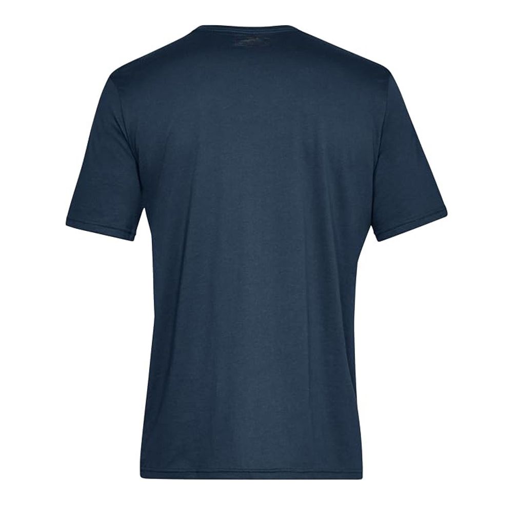 men's performance crew tee in navy, additional view 2, manufactured by Abeeha Leather Industry