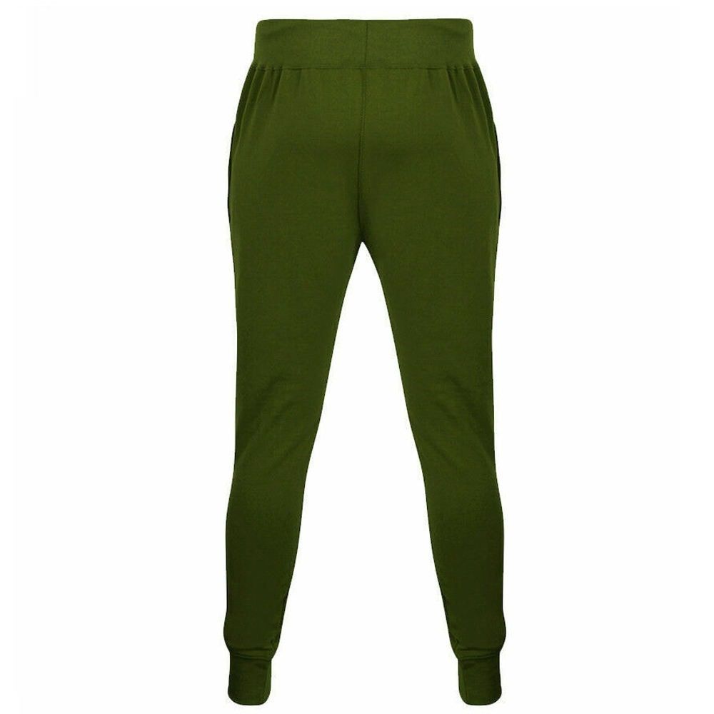 men's crew-neck sweatshirt and jogger set in olive, additional view 3, manufactured by Abeeha Leather Industry