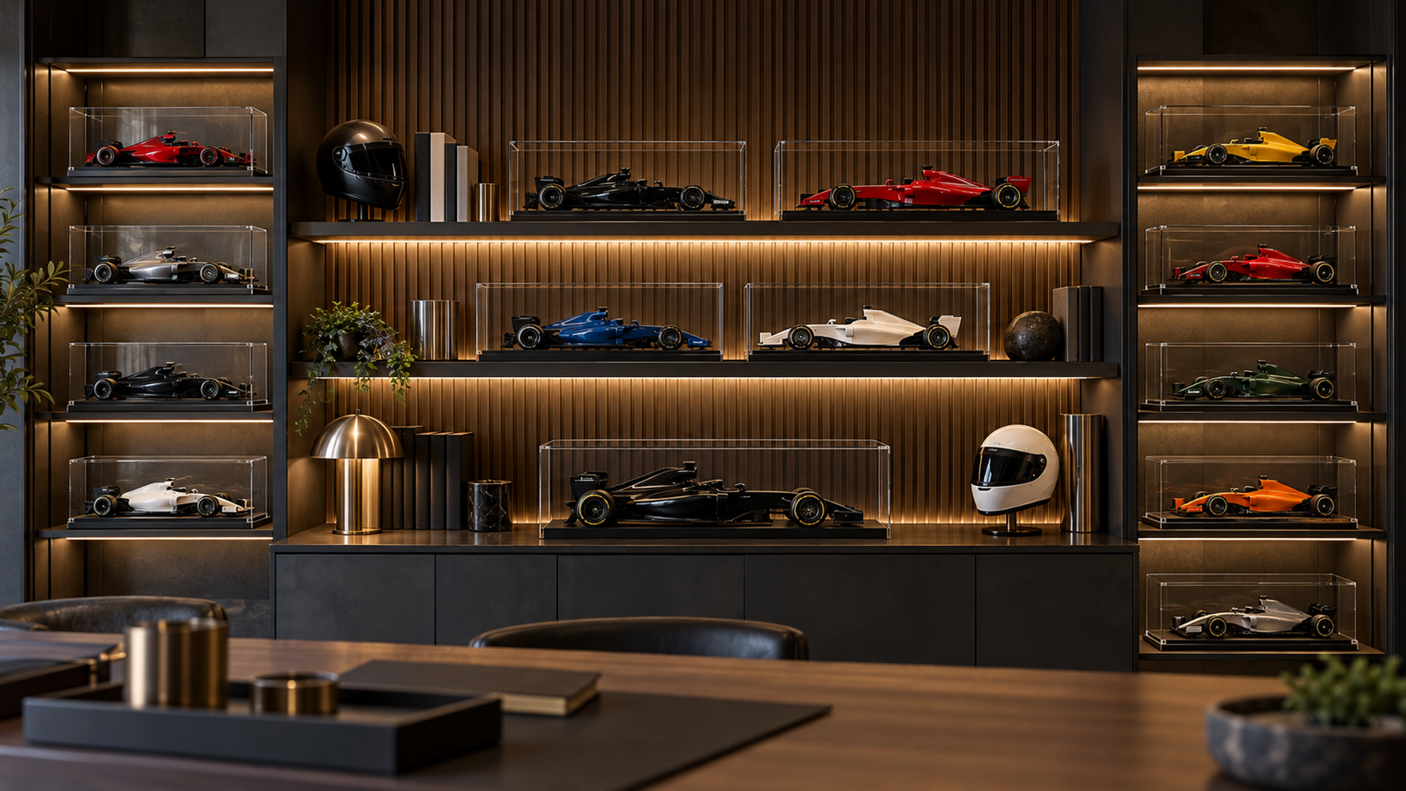 The Racing Room: Designing a Motorsport Display Wall That Still Looks Adult