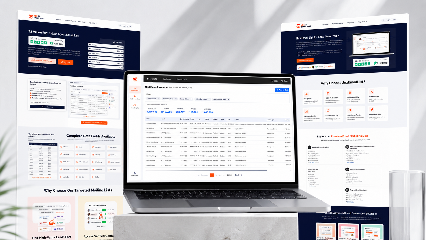 Joz Database interface preview