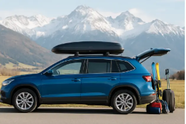 Billede af Kør-selv skiferie - frihed på fire hjul