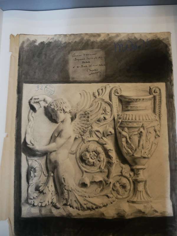Bach, Eugène-Armand  Cast Drawing