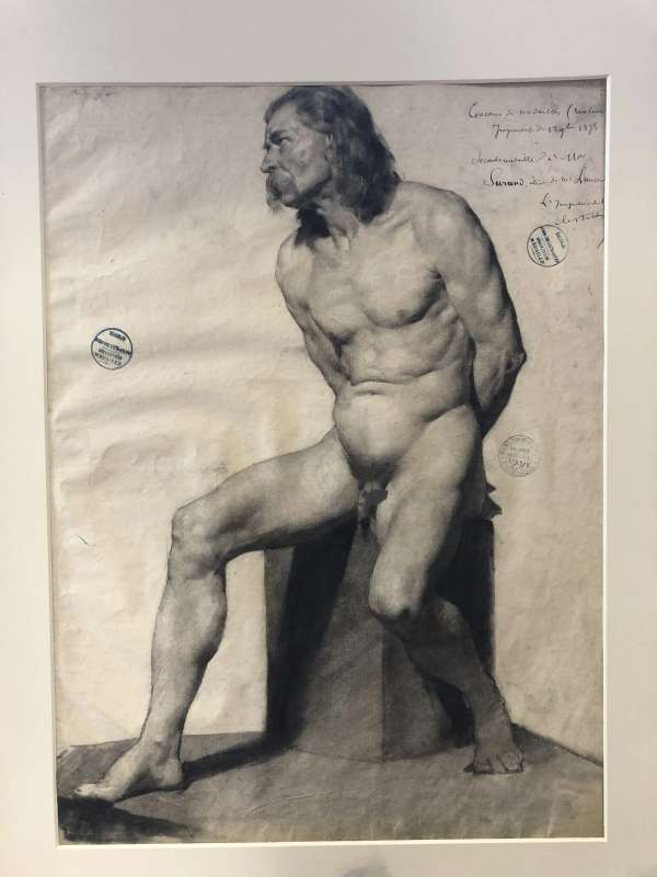 Gustave Surand Prize Winning Figure Study