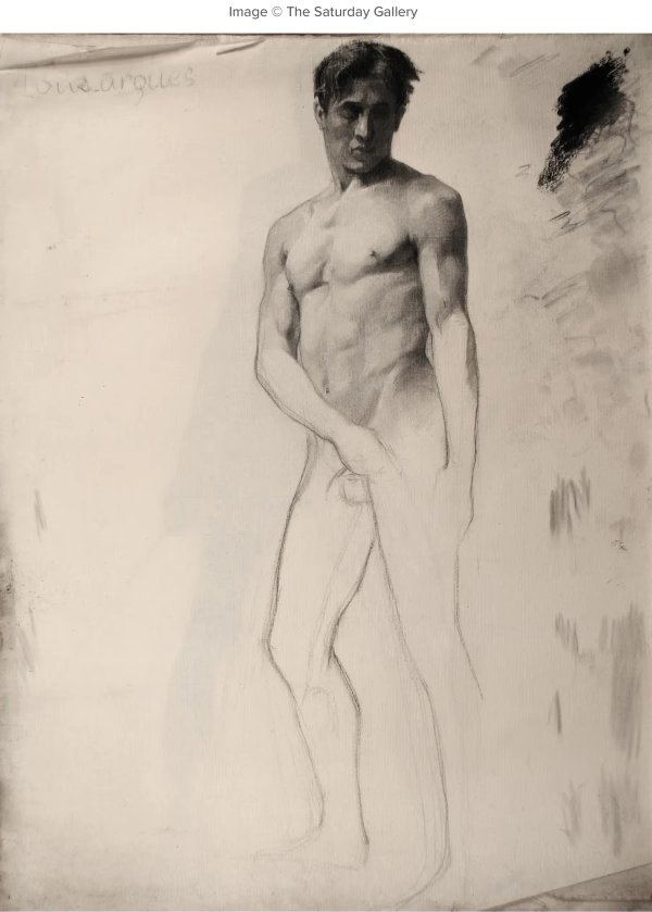 Academic figure drawing from the ecole