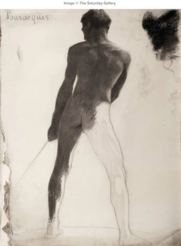 Academic figure drawing from the ecole