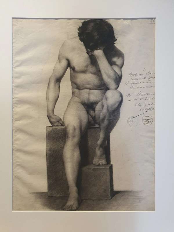 Théobald Chartran Prize Winning Figure Study