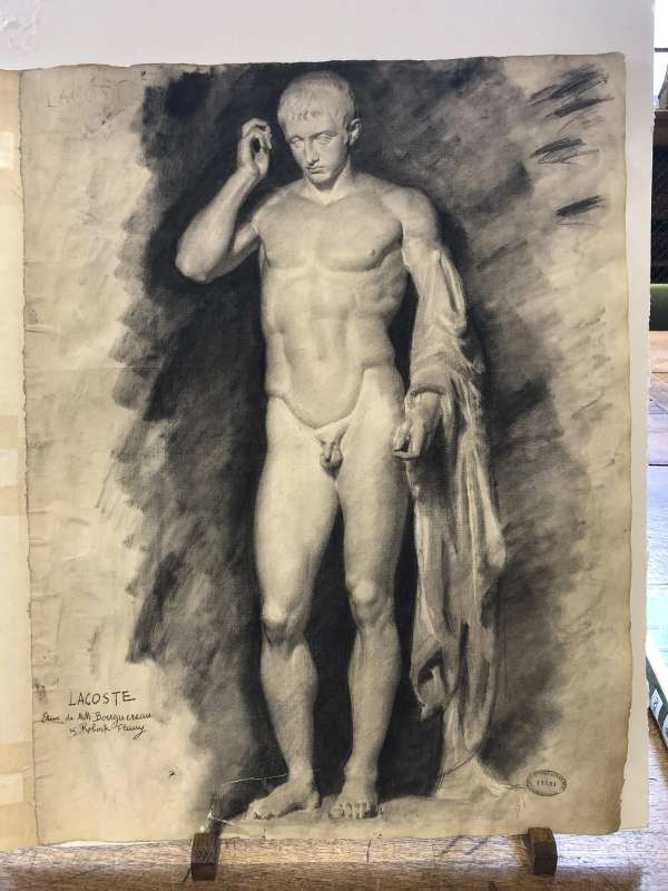 Joseph Léon Victor Lacoste Prize Winning Figure Study